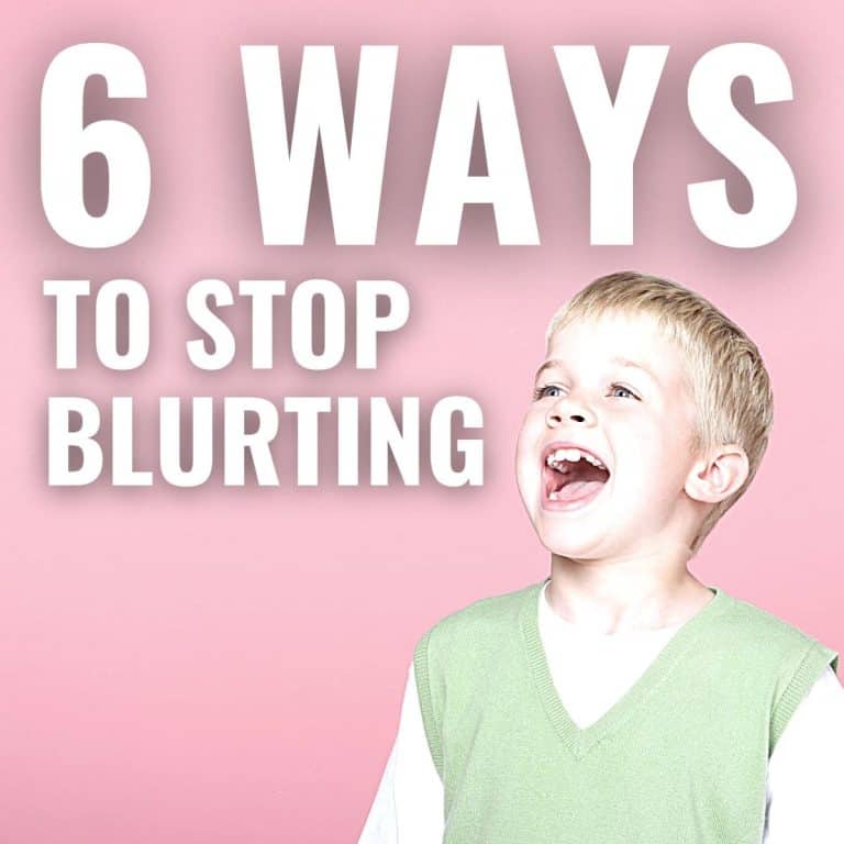 6 ways to stop blurting