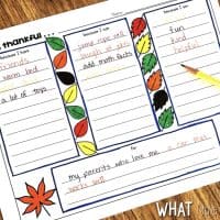 A fun Thanksgiving Craft that helps kids think about why they are thankful. The craft can last all month long as kids add a leaf each day with a thankful idea. Includes a graphic organizer and multiple templates.