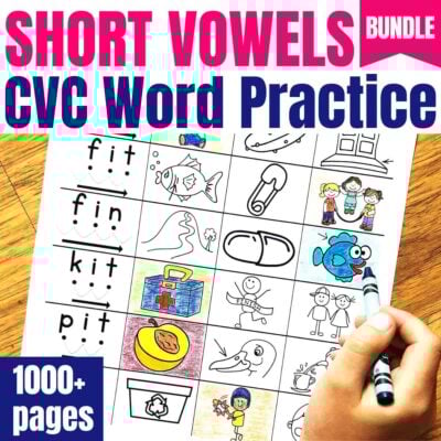 CVC Short Vowel cover.
