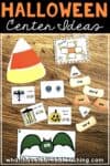 What do you teach on Halloween? We don't teach as much as allow students to rotate through engaging centers throughout the day. Here are six Halloween centers that you can use in your classroom this October. #halloweencenters #halloweenatschool #octobercenters #teachingonHalloween