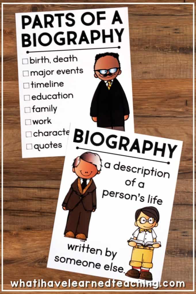 Biography Report to Research Any Historical Person 3 This Biography Report that can be used for any historical person. It is great for a social studies biography unit or reading informational writing and research unit. It includes five different report options, lap book, interactive notebook, and construction paper person. Each option has a variety of pages from which to pick and choose. #biographyreport #socialstudies #secondgradesocialstudies #thirdgradesocialstudies #biographies #elementarybiography #elementarysocialstudies