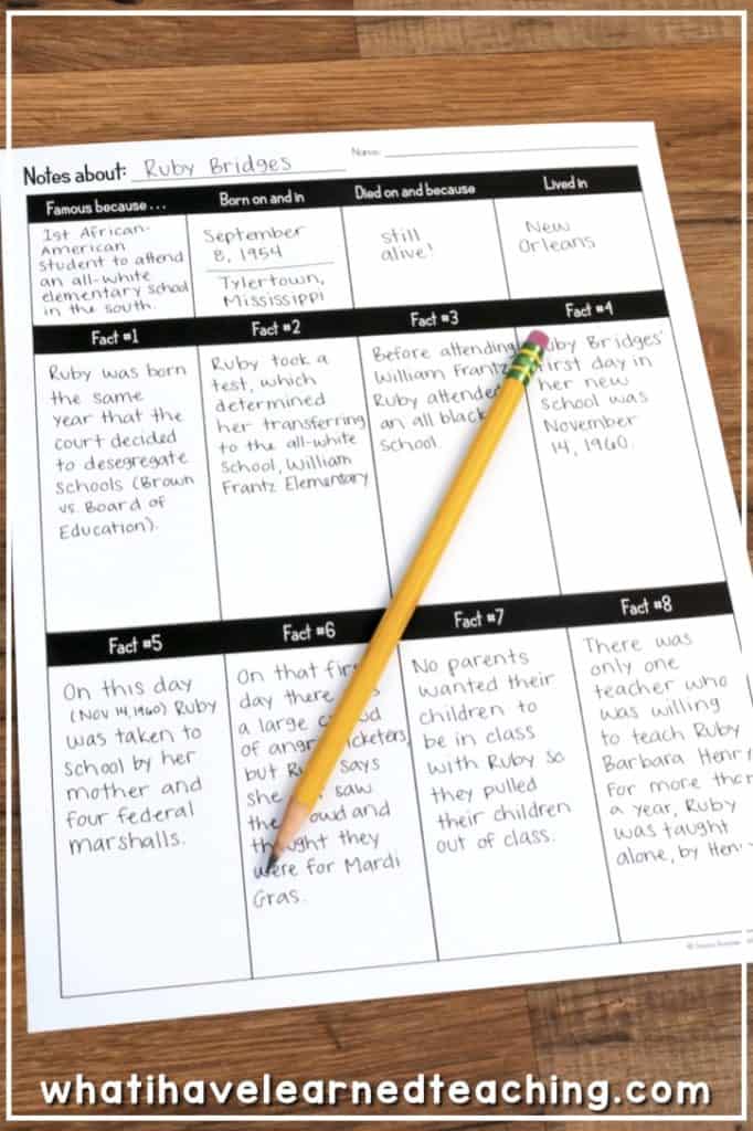 Biography Report to Research Any Historical Person 6 This Biography Report that can be used for any historical person. It is great for a social studies biography unit or reading informational writing and research unit. It includes five different report options, lap book, interactive notebook, and construction paper person. Each option has a variety of pages from which to pick and choose. #biographyreport #socialstudies #secondgradesocialstudies #thirdgradesocialstudies #biographies #elementarybiography #elementarysocialstudies