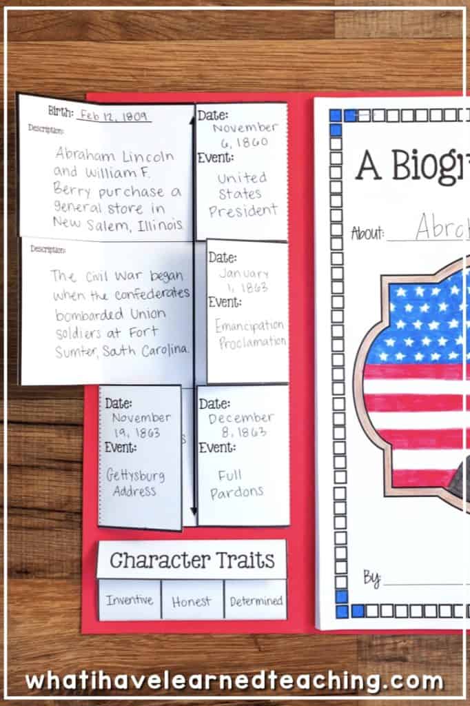 Biography Report to Research Any Historical Person 25 This Biography Report that can be used for any historical person. It is great for a social studies biography unit or reading informational writing and research unit. It includes five different report options, lap book, interactive notebook, and construction paper person. Each option has a variety of pages from which to pick and choose. #biographyreport #socialstudies #secondgradesocialstudies #thirdgradesocialstudies #biographies #elementarybiography #elementarysocialstudies