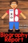 This Biography Report that can be used for any historical person. It is great for a social studies biography unit or reading informational writing and research unit. It includes five different report options, lap book, interactive notebook, and construction paper person. Each option has a variety of pages from which to pick and choose. #biographyreport #socialstudies #secondgradesocialstudies #thirdgradesocialstudies #biographies #elementarybiography #elementarysocialstudies