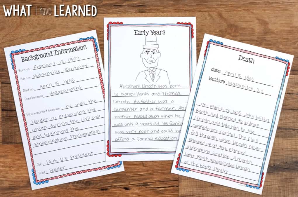 A Biography Report that can be used for any historical person and is great for social studies biography unit or reading or informational writing and research unit. It includes five different report options, including lap book, interactive notebook, and construction paper person. Each option has a variety of pages from which to pick and choose. #biographyreport #socialstudies #secondgradesocialstudies #thirdgradesocialstudies #biographies #elementarybiography #elementarysocialstudies