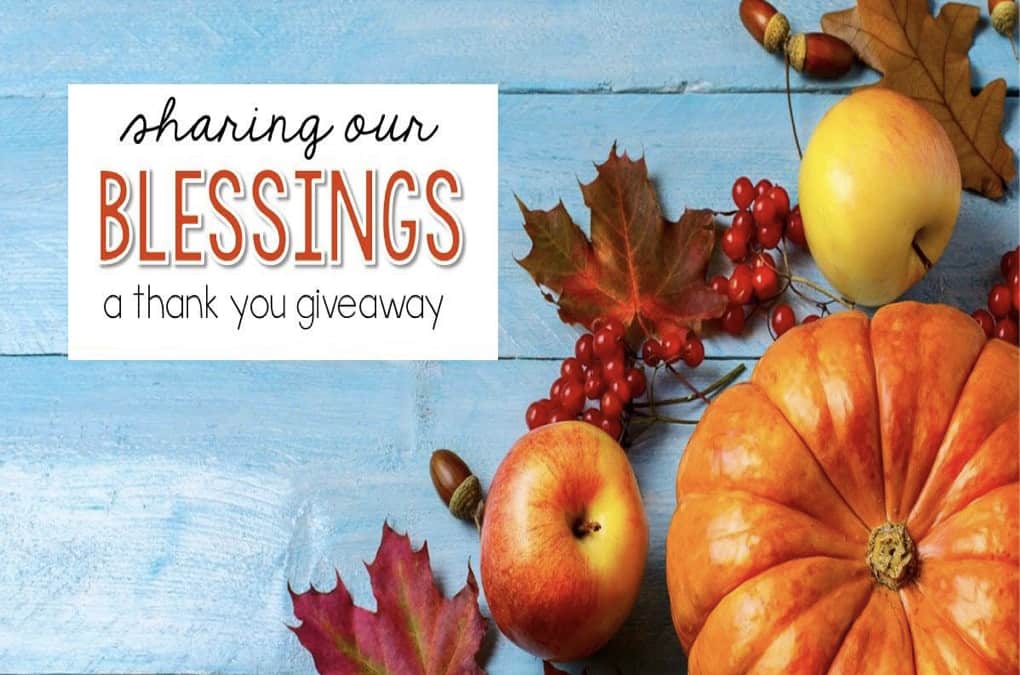We are sharing our blessings with YOU!