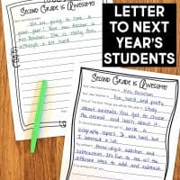 This end-of-the-year memory book is perfect for 2nd, 3rd, and 4th grades and helps them reflect on their school year while keeping students busy during those last few days of school! Give students a fond memory of the year and help them create a keepsake that will last. #endoftheyear #elementarymemorybook #secondgradememorybook #thirdgradememorybook #fourthgradememorybook