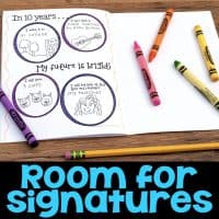 This end-of-the-year memory book is perfect for 2nd, 3rd, and 4th grades and helps them reflect on their school year while keeping students busy during those last few days of school! Give students a fond memory of the year and help them create a keepsake that will last. #endoftheyear #elementarymemorybook #secondgradememorybook #thirdgradememorybook #fourthgradememorybook