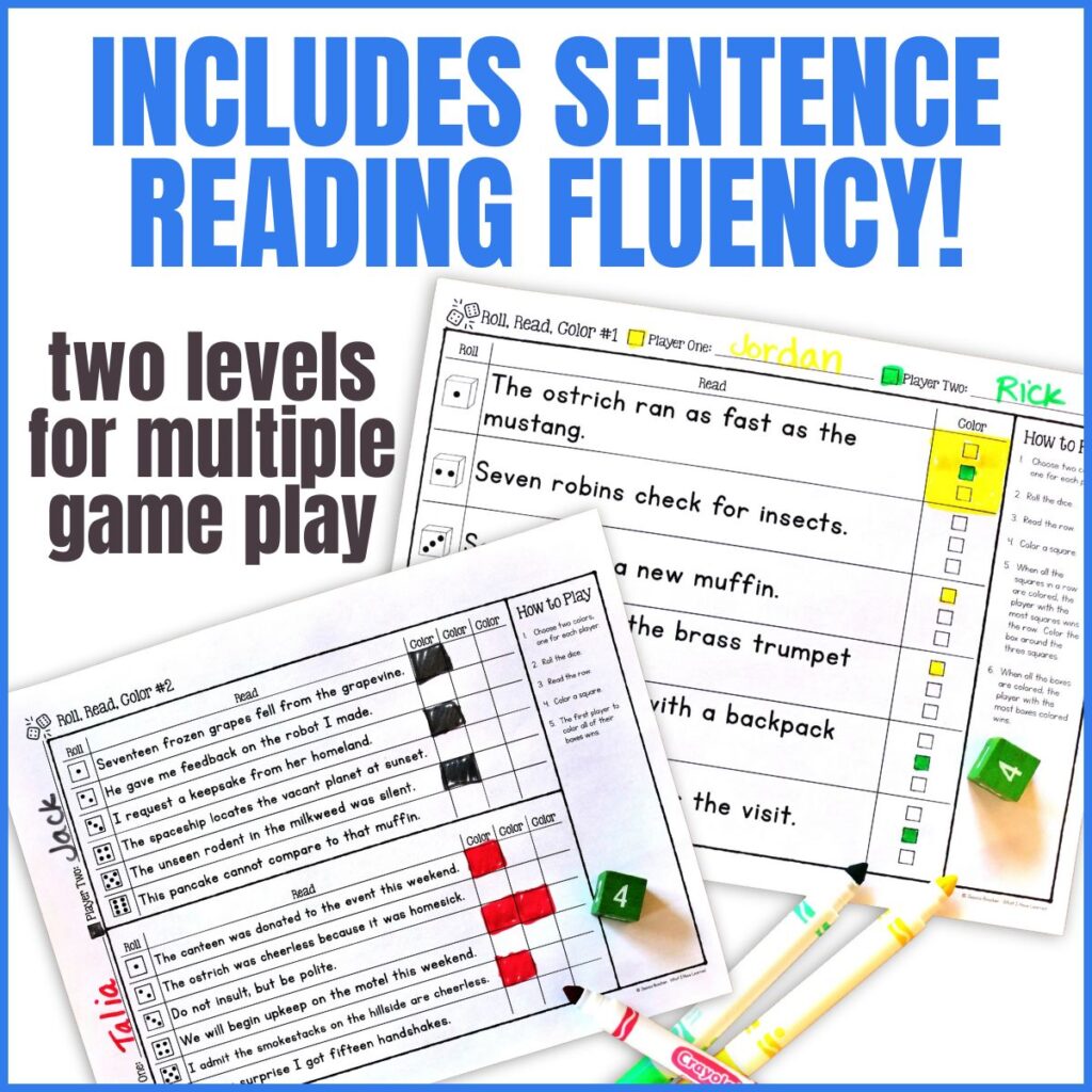 Two-Syllable Phonics Partner Games for Multisyllabic Word Decoding