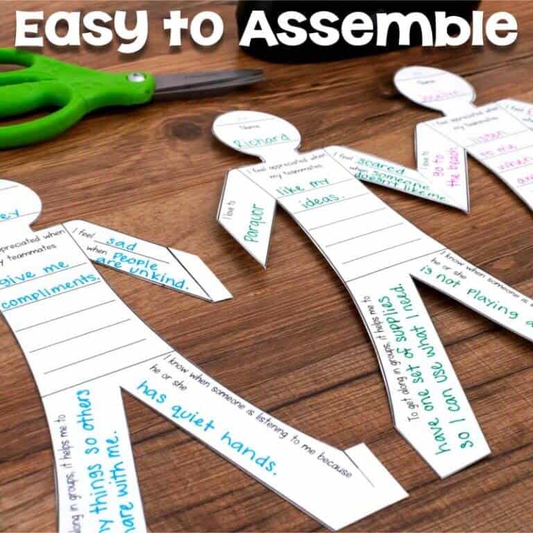 Getting to Know You Small Group Craftivity for Back-to-School