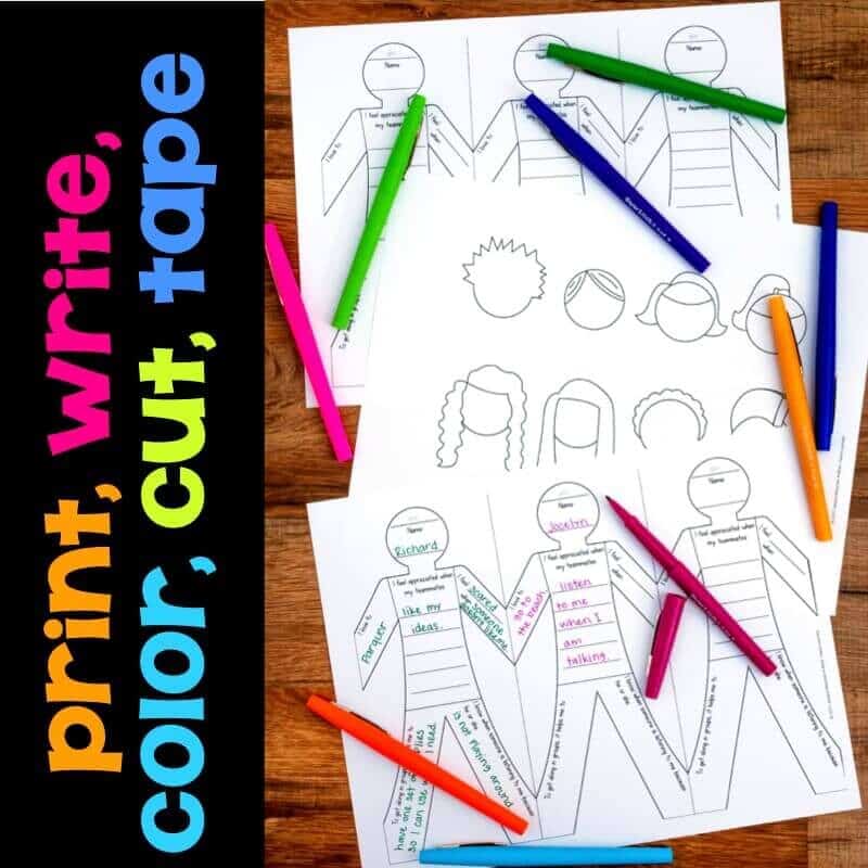 Getting to Know You Small Group Craftivity for Back-to-School