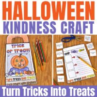 Halloween Kindness Craft cover.