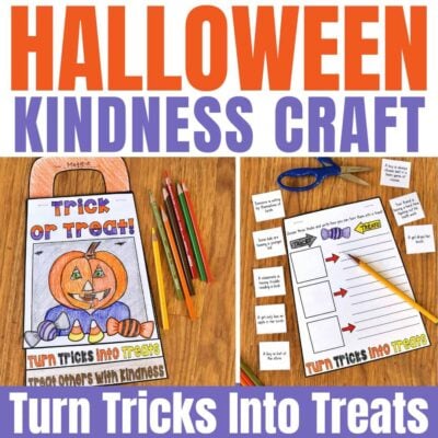 Halloween Kindness Craft cover.