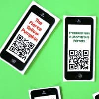 qr codes for october and halloween.