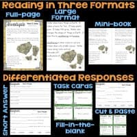 second grade science example pages.