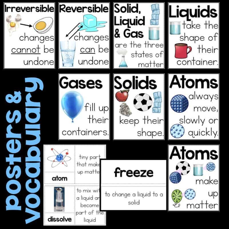 2nd Science Stations2.006-min structure and properties of matter posters and vocabulary.