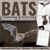 Bat Informational Article and Comprehension Activities