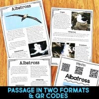 albatross reading passages.