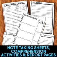 african rhinoceros worksheets