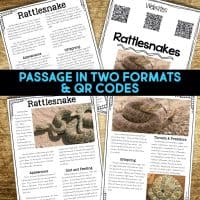 rattlesnake reading passages