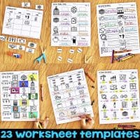 VCE-A activity sheets.