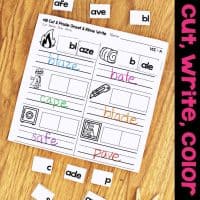 VCE-A activity sheet.
