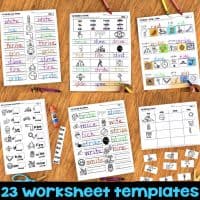 VCE I activity sheets.