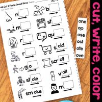 VCE O activity sheet.