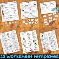 VCE U activity sheets.