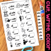VCE U activity sheet.
