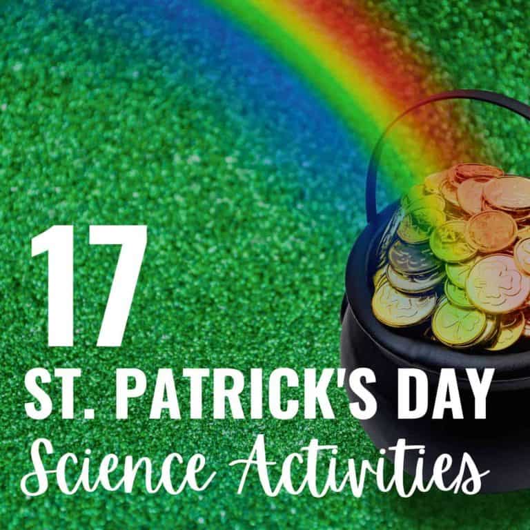 Are you feeling lucky about science? Here are 17 different science experiments and activities for St. Patrick's Day. We’ve taken the time to categorize the activities into Physical science, Earth science, Life science, and general STEAM categories. This will help you meet your science requirements and have a really happy Valentine’s Day! #stpatricksdayscience #elementaryscience