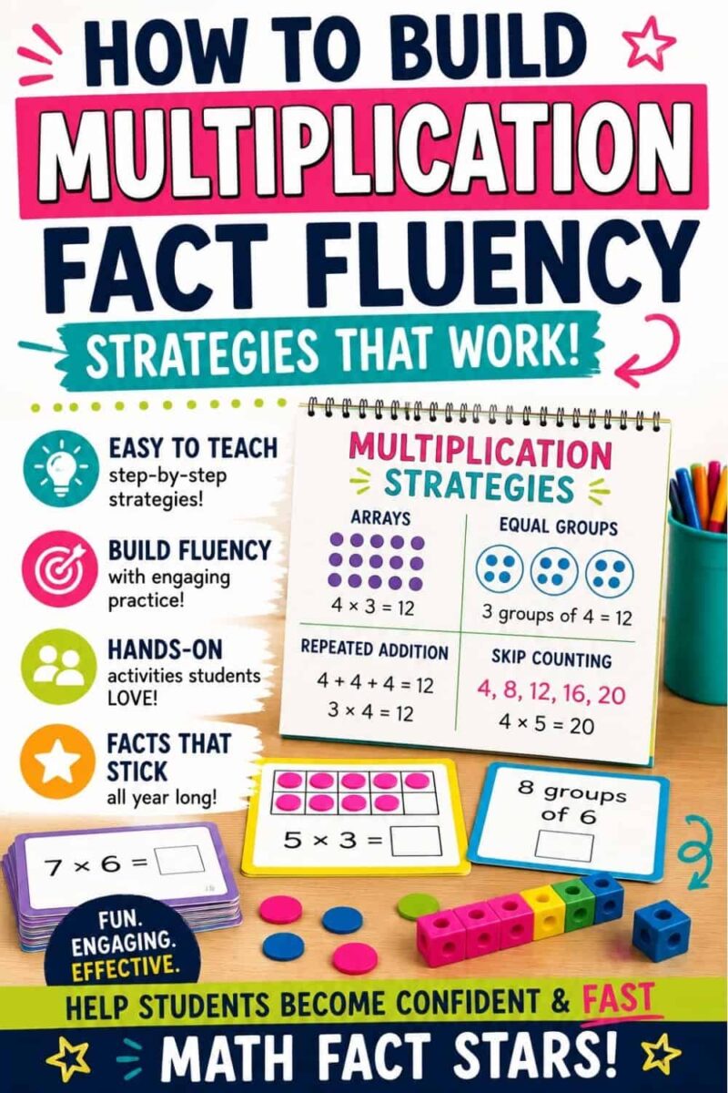 Multiplication Facts Lesson Multiplication Fact Activities That Build Real Fluency
