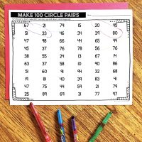 In first grade, students work on Making 10. In second grade, do you teach your students to make 100? My second-grade students need a lot of work with number sense and place value strategies, especially when it comes to using number lines, base-10 blocks, and learning how to “jump” to the nearest friendly number. These Make 100 and Make 1000 resources will help students' mental math strategies. #mentalmath #two-digitaddition #numberline #secondgrademath #secondgrade