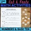 Cut & Paste Math Activities for Second Grade