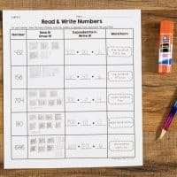 read and write numbers cut and paste