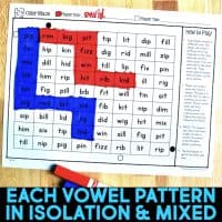 Fun and engaging phonics partner games that help students practice decoding words with CVC words. Includes games with words and sentences.