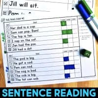 Fun and engaging phonics partner games that help students practice decoding words with CVC words. Includes games with words and sentences.