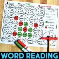 Fun and engaging phonics partner games that help students practice decoding words with CVC words. Includes games with words and sentences.