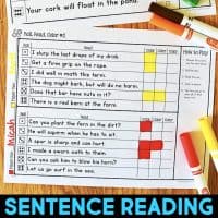 sentence reading roll read color r-controlled