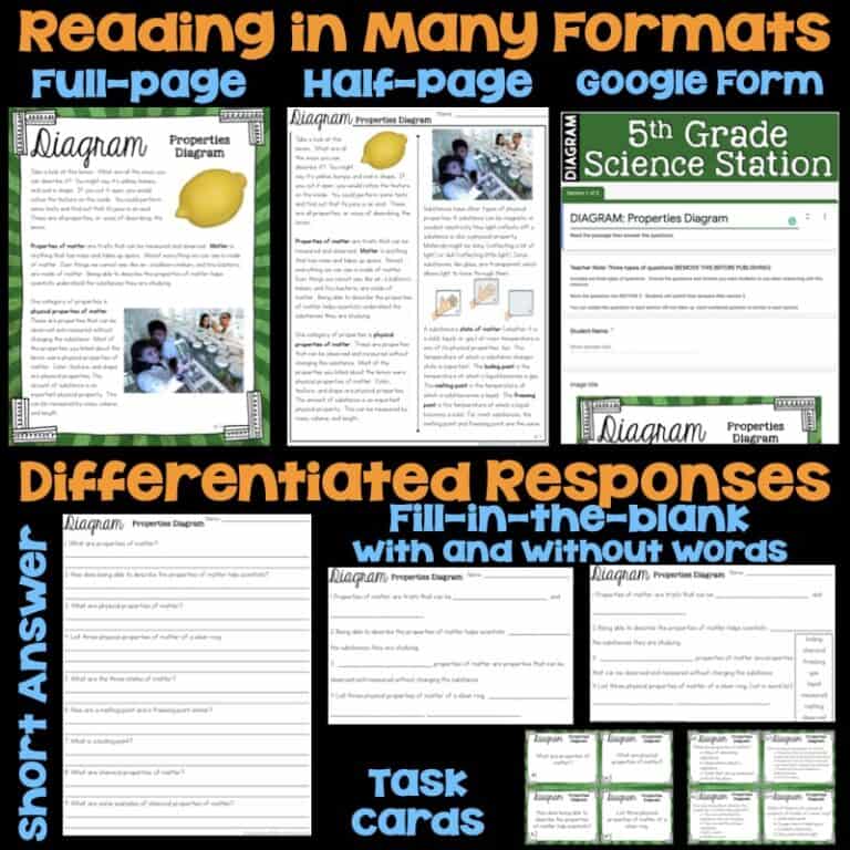 Properties of Matter Science Station BUNDLE