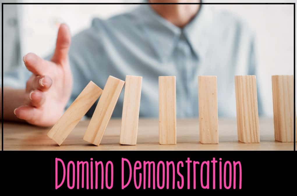 domino demonstration.