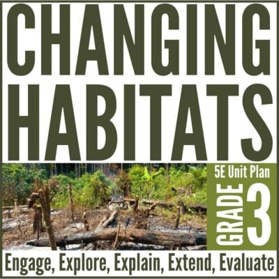 Changing habitats cover.