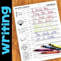 initial blends write a sentence