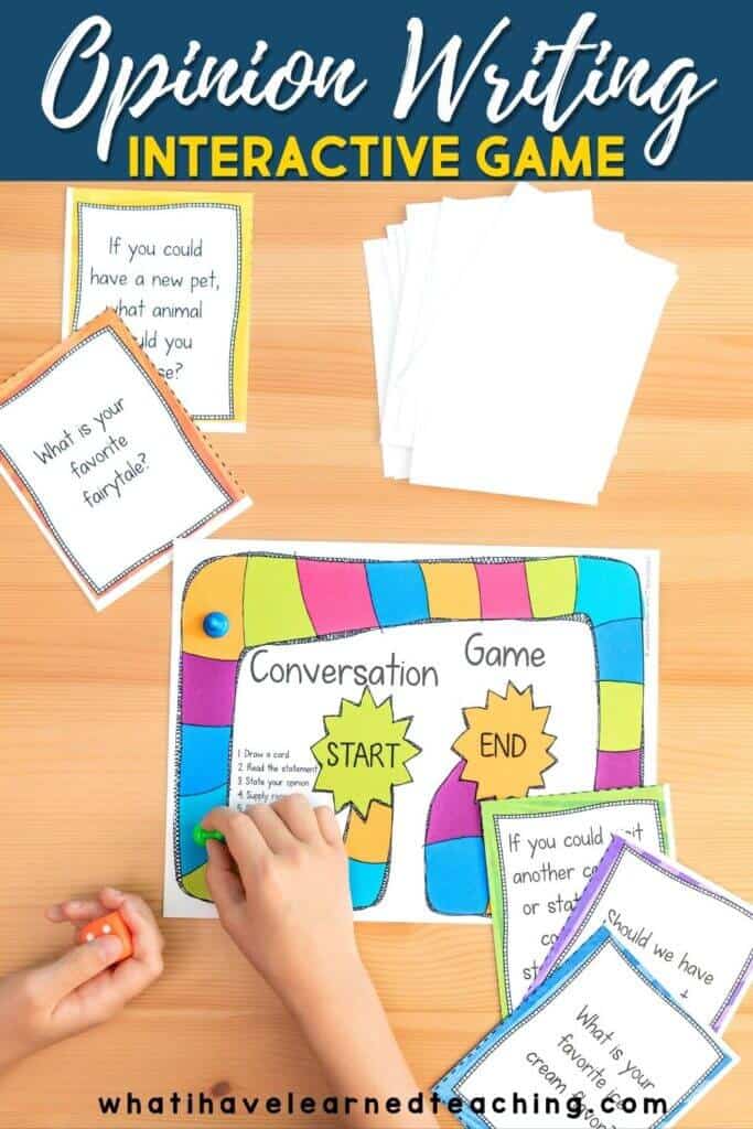 How do you develop opinion writing in your classroom? Here are some examples of how we have scaffolded the learning process through the use of sentence frames and partner and group games that develop academic language. By the end of the unit, students are able to write meaningful opinion paragraphs.