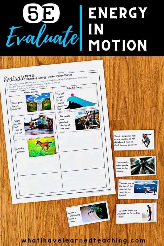 This Energy in Motion 5E Science Unit Plan is an inquiry-based unit where students learn about how energy affects motion. Students explore how energy and speed are related, observe the motion of different objects, analyze and interpret data to explore the relationship of energy and motion, and more. The unit includes three parts for each of the 5E's (Engage, Explore, Explain, Extend, and Evaluate) and more.