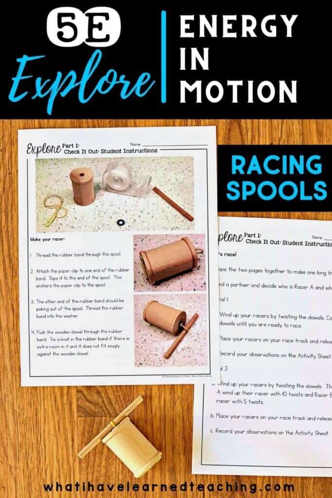 This Energy in Motion 5E Science Unit Plan is an inquiry-based unit where students learn about how energy affects motion. Students explore how energy and speed are related, observe the motion of different objects, analyze and interpret data to explore the relationship of energy and motion, and more. The unit includes three parts for each of the 5E's (Engage, Explore, Explain, Extend, and Evaluate) and more.