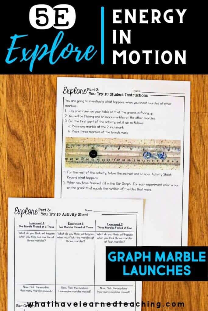This Energy in Motion 5E Science Unit Plan is an inquiry-based unit where students learn about how energy affects motion. Students explore how energy and speed are related, observe the motion of different objects, analyze and interpret data to explore the relationship of energy and motion, and more. The unit includes three parts for each of the 5E's (Engage, Explore, Explain, Extend, and Evaluate) and more.