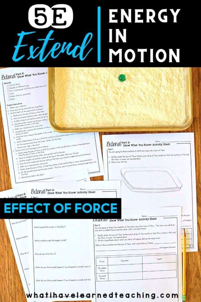 This Energy in Motion 5E Science Unit Plan is an inquiry-based unit where students learn about how energy affects motion. Students explore how energy and speed are related, observe the motion of different objects, analyze and interpret data to explore the relationship of energy and motion, and more. The unit includes three parts for each of the 5E's (Engage, Explore, Explain, Extend, and Evaluate) and more.