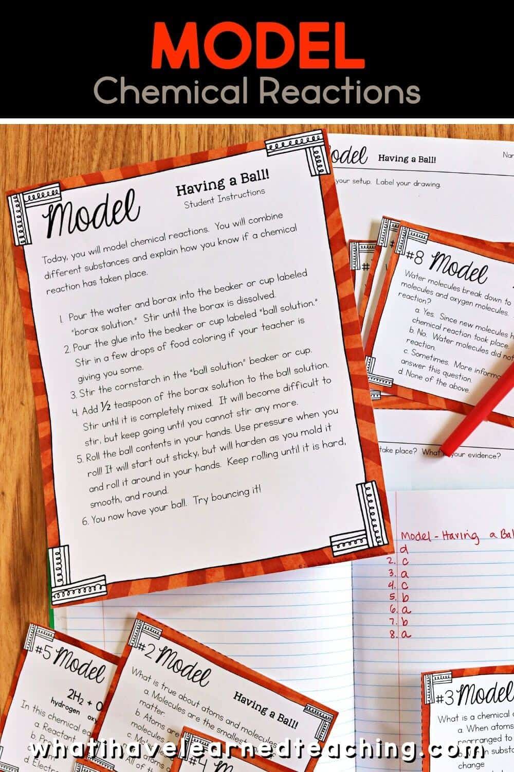 Engaging Chemical Reactions Science Activities for Fifth Grade