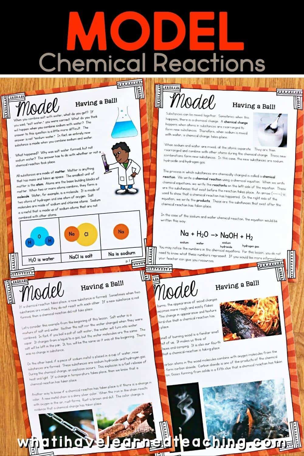 Engaging Chemical Reactions Science Activities for Fifth Grade
